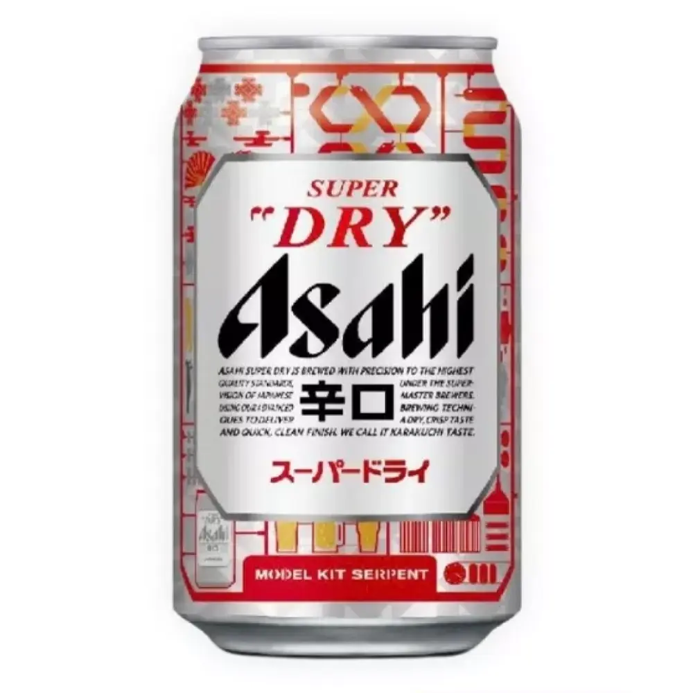 Bia Asahi, Super Dry Beer, 5% (330ml) - ASAHI